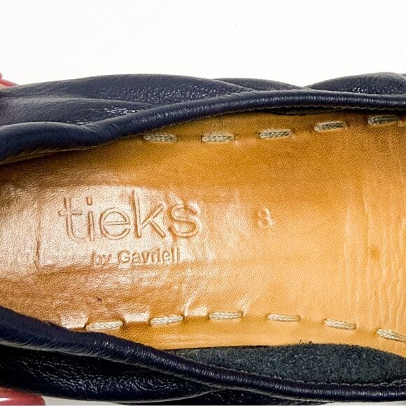 Tieks by Gavrieli Women's Navy Blue Leather Ballet Flats Size 8 - Picture 7 of 7